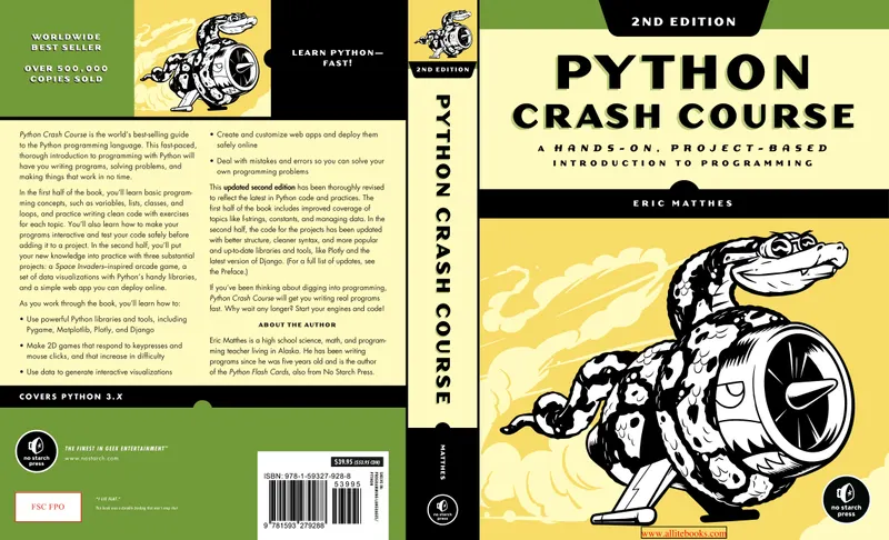 Python Crash Course, 2nd Edition: A Hands-On, Project-Based Introduction to Programming